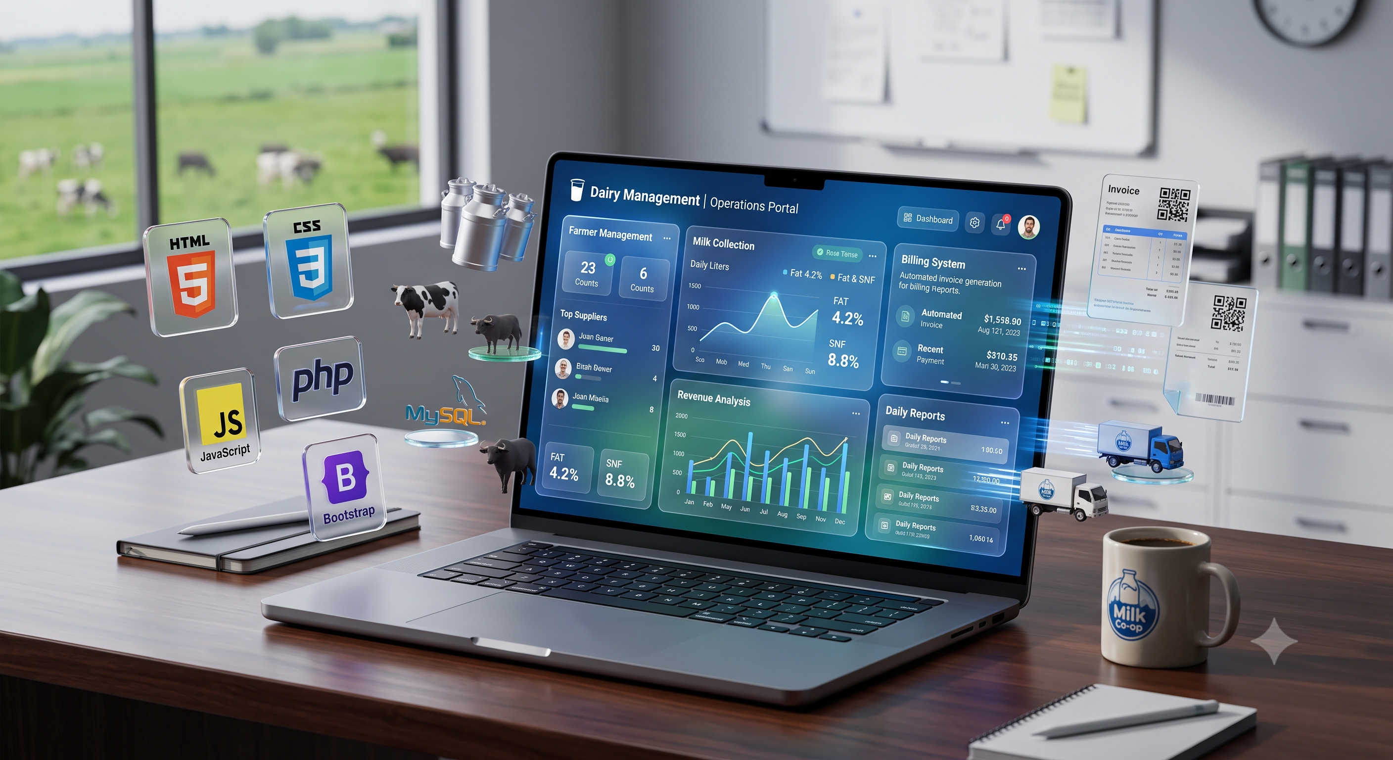 🥛 Smart Dairy business